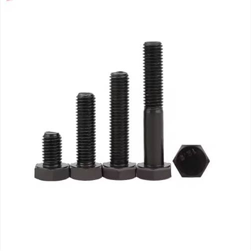 12.9 Grade Black Zinc Plated Hex Head Bolts (DIN931 & DIN933)