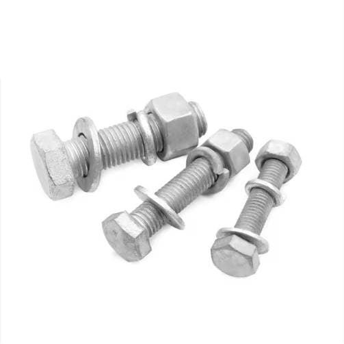 High-Strength Hot-Dipped Galvanized Carbon Steel Hex Bolt