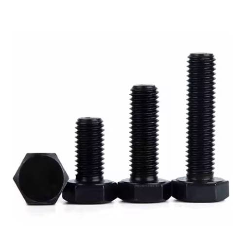 12.9 Grade Black Zinc Plated Hex Head Bolts (DIN931 & DIN933)