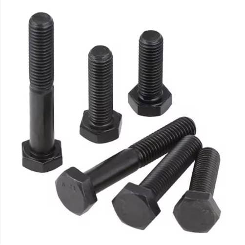 8.8 Grade DIN 933/931 Black Oxide Hex Head Bolt