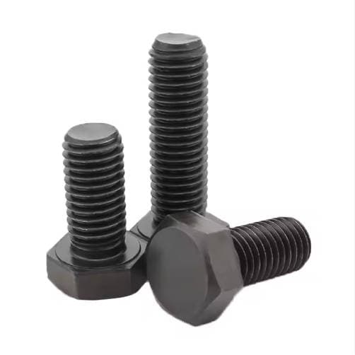 12.9 Grade Black Zinc Plated Hex Head Bolts (DIN931 & DIN933)