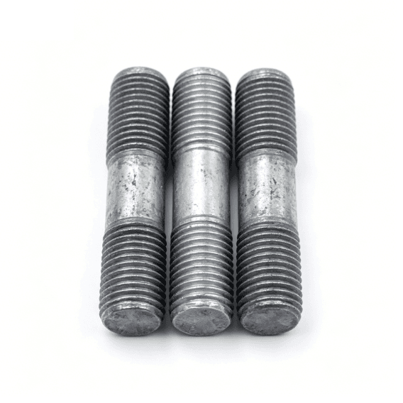 Heavy-Duty HDG Double End Studs for Industrial Flanges (DIN 938 / DIN 939)