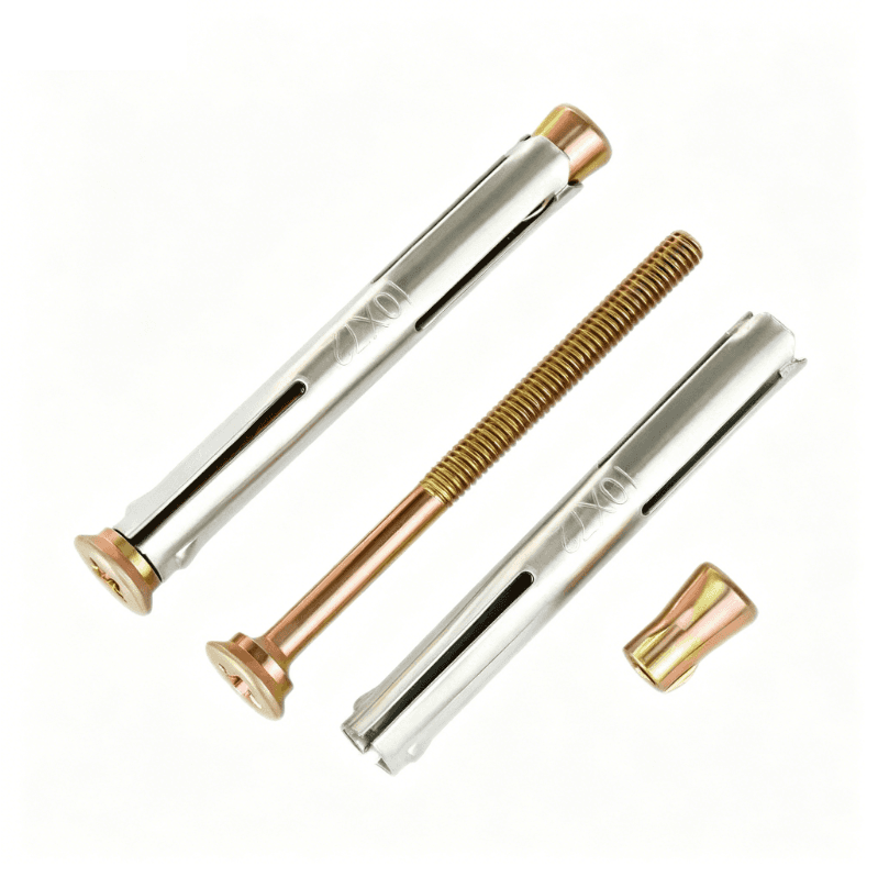 Carbon Steel Window Frame Anchors | Countersunk Phillips Head Sleeve Anchors
