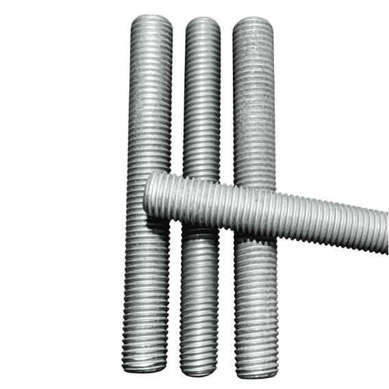 Heavy-Duty HDG Threaded Rods (1M, 2M, 3M & 12Ft All-Thread)