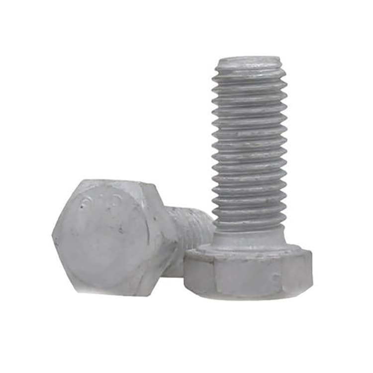 Proveedor de Pernos Hexagonales Pesados Galvanizados en Caliente para Estructuras de Acero Proveedor de Pernos Hexagonales Pesados Galvanizados en Caliente para Estructuras de Acero