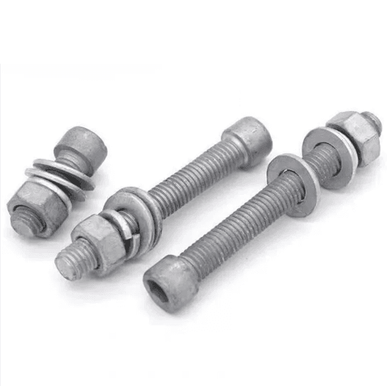 Boulons à collerette HDG haute résistance pour supports solaires (DIN 6921)