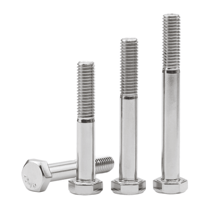 Parafusos Sextavados de Aço Inoxidável (SS304 / SS316) | Fixadores de Cabeça Sextavada de Alta Resistência A4-80