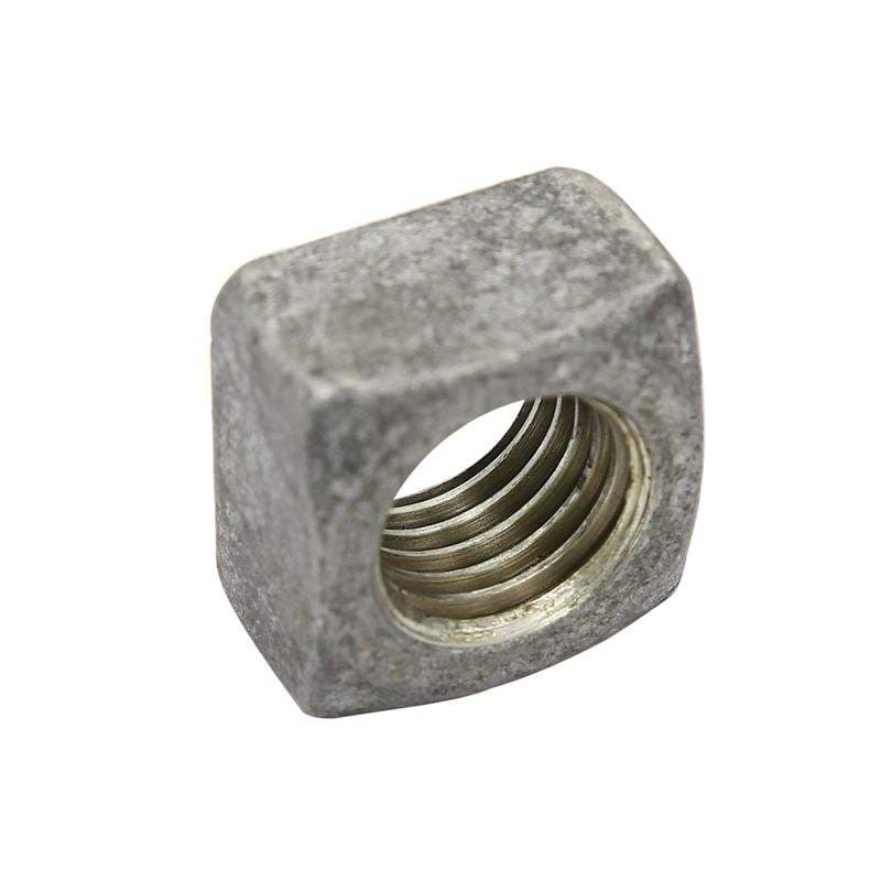 Overtapped HDG Square Nuts for Utility and Industrial Applications