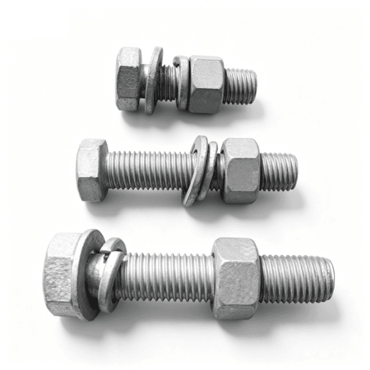 High-Strength HDG Structural Bridge Bolts (ASTM A325 / EN 14399) High-Strength HDG Structural Bridge Bolts (ASTM A325 / EN 14399)