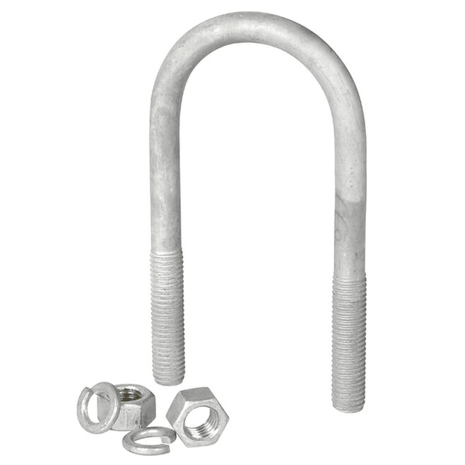 Custom Hot Dip Galvanized Round & Square U-Bolts