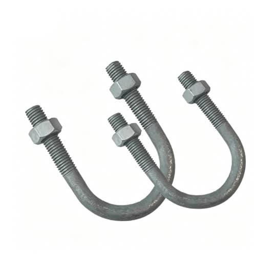 Custom Hot Dip Galvanized Round & Square U-Bolts Custom Hot Dip Galvanized Round & Square U-Bolts