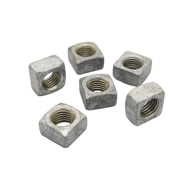 Overtapped HDG Square Nuts for Utility and Industrial Applications Overtapped HDG Square Nuts for Utility and Industrial Applications