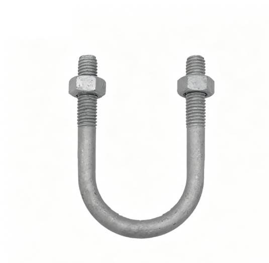 Custom Hot Dip Galvanized Round & Square U-Bolts Custom Hot Dip Galvanized Round & Square U-Bolts