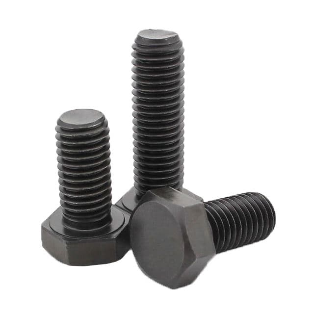 Grade 12.9 High Strength Black Zinc Plated Extended Hex Bolts DIN 931 / DIN 933 Grade 12.9 High Strength Black Zinc Plated Extended Hex Bolts DIN 931 / DIN 933