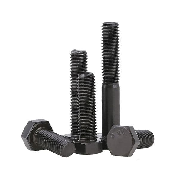 Grade 12.9 High Strength Black Zinc Plated Extended Hex Bolts DIN 931 / DIN 933 Grade 12.9 High Strength Black Zinc Plated Extended Hex Bolts DIN 931 / DIN 933