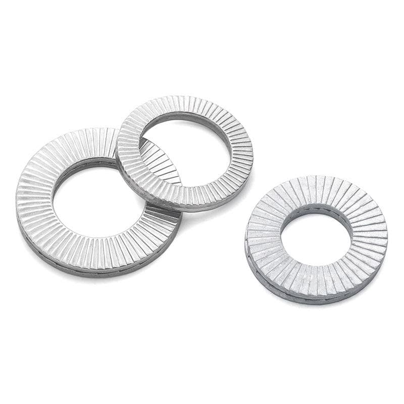 Arandelas de seguridad autoblocantes de doble pila galvanizadas en caliente DIN25201 Arandelas de seguridad autoblocantes de doble pila galvanizadas en caliente DIN25201