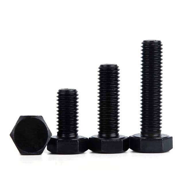 Grade 12.9 High Strength Black Zinc Plated Extended Hex Bolts DIN 931 / DIN 933 Grade 12.9 High Strength Black Zinc Plated Extended Hex Bolts DIN 931 / DIN 933