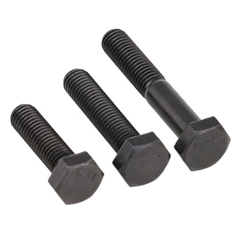 Grade 8.8 DIN 933 / DIN 931 High Tensile Black Oxide Hex Head Bolts