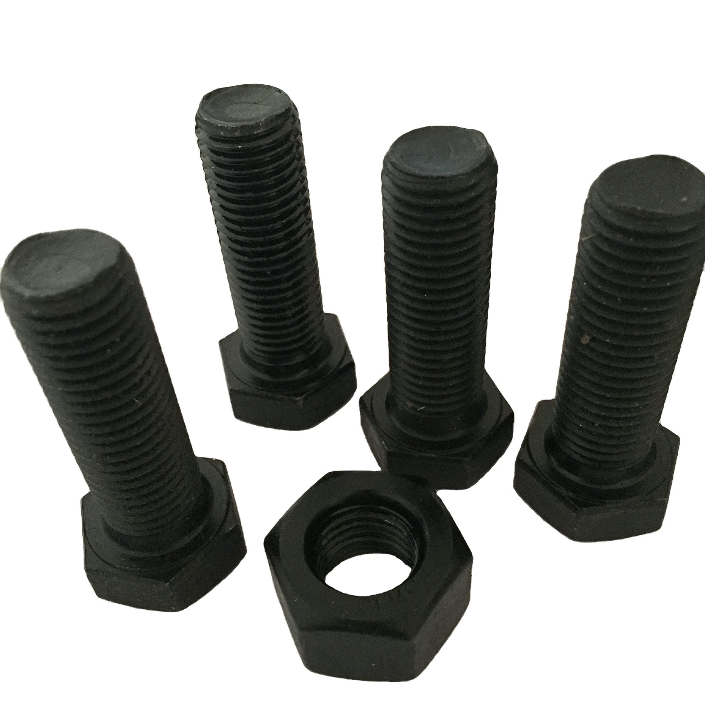 DIN 933 / DIN 931 Black Hex Bolts and Nuts DIN 933 / DIN 931 Black Hex Bolts and Nuts
