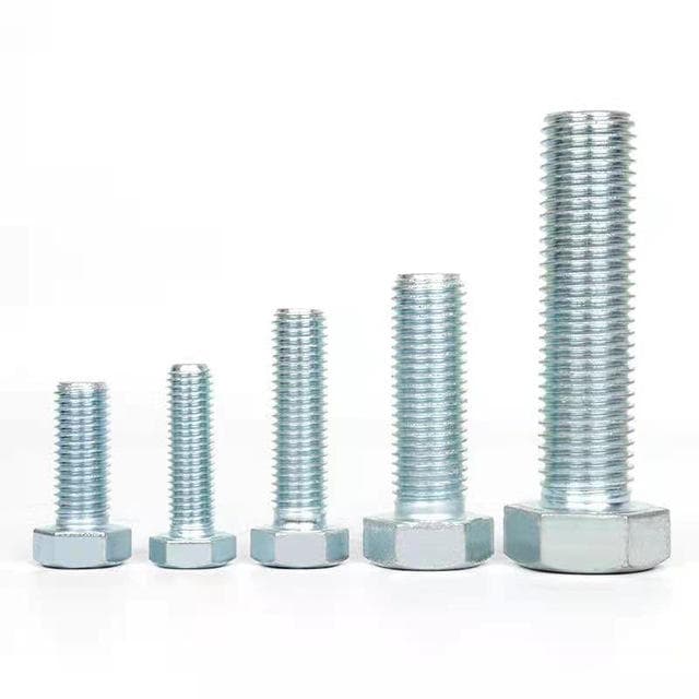 ASTM BSW UNC Hex Head Bolts, DIN 933 / DIN 931 Imperial Thread Fasteners