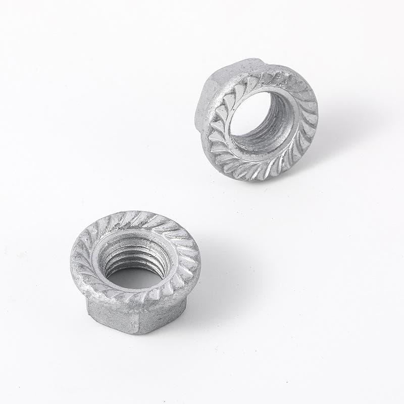 DIN 6923 Grade 12.9 Flange Nuts | Hot Dip Galvanized High Strength Nuts
