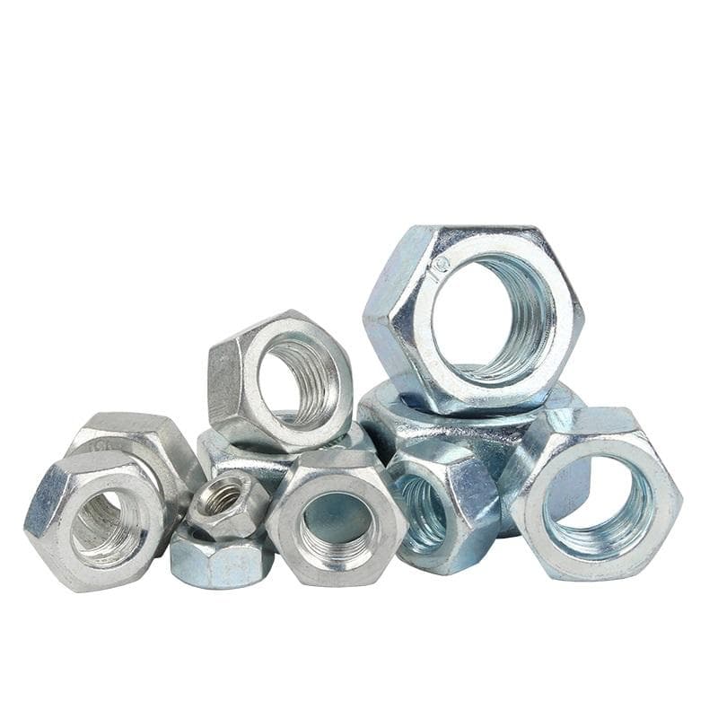 DIN934 Carbon Steel Hex Nuts Grade 8.8 Zinc Plated Metric Hexagon Nuts DIN934 Carbon Steel Hex Nuts Grade 8.8 Zinc Plated Metric Hexagon Nuts