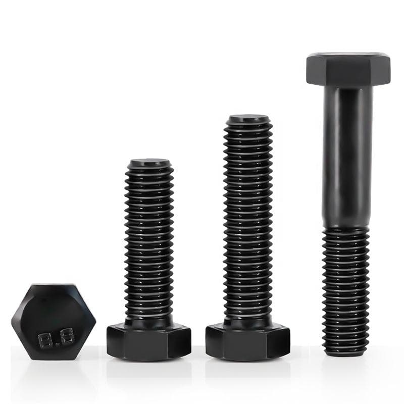 Grade 12.9 High Strength Black Zinc Plated Extended Hex Bolts DIN 931 / DIN 933 Grade 12.9 High Strength Black Zinc Plated Extended Hex Bolts DIN 931 / DIN 933