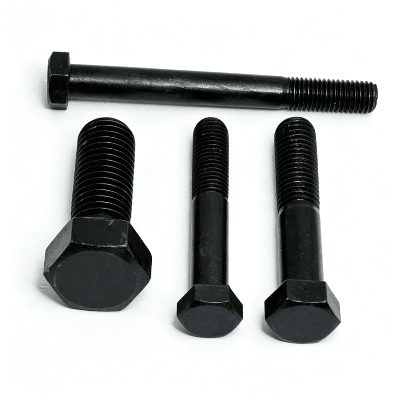 DIN 933 / DIN 931 Black Hex Bolts and Nuts
