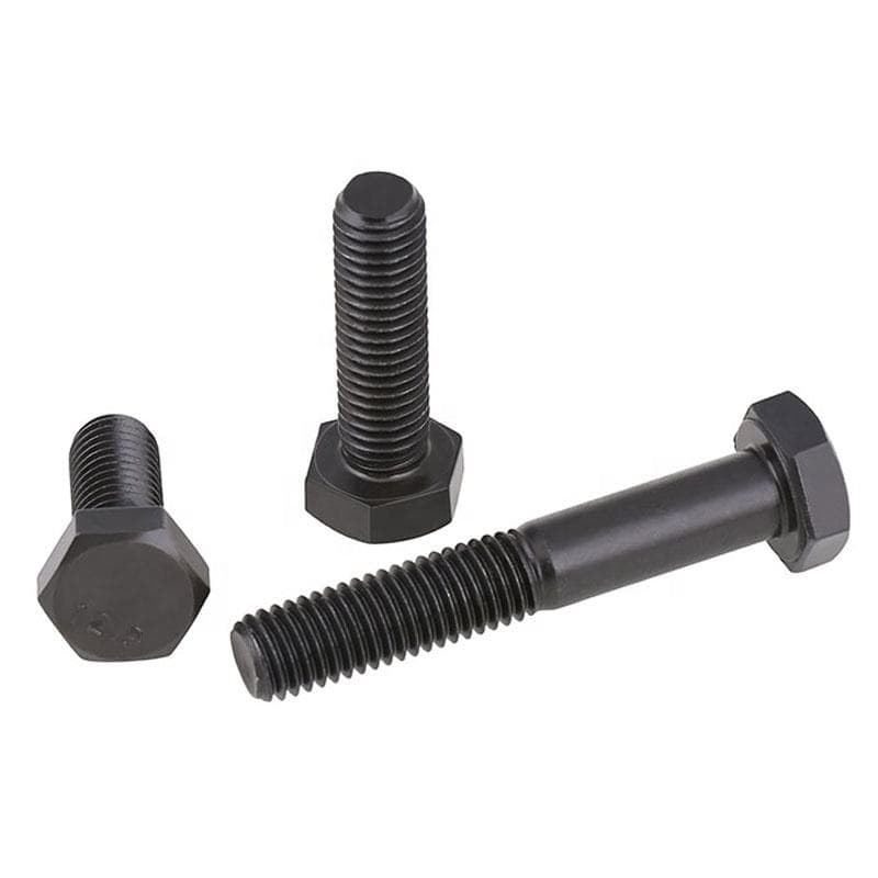 Grade 8.8 DIN 933 / DIN 931 High Tensile Black Oxide Hex Head Bolts Grade 8.8 DIN 933 / DIN 931 High Tensile Black Oxide Hex Head Bolts