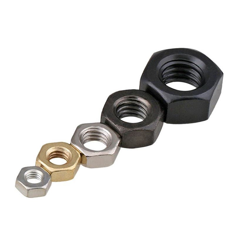 DIN 934 Zinc Plated Black Metric Hex Nuts for Industrial Fastening DIN 934 Zinc Plated Black Metric Hex Nuts for Industrial Fastening