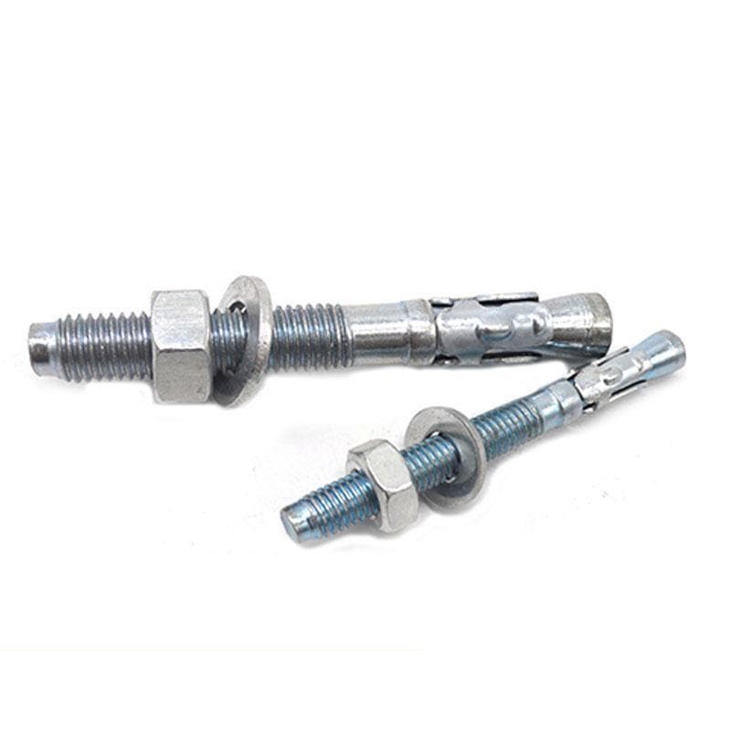 Carbon Steel Wedge Expansion Anchors Zinc Plated Through Bolt Concrete Anchors Carbon Steel Wedge Expansion Anchors Zinc Plated Through Bolt Concrete Anchors