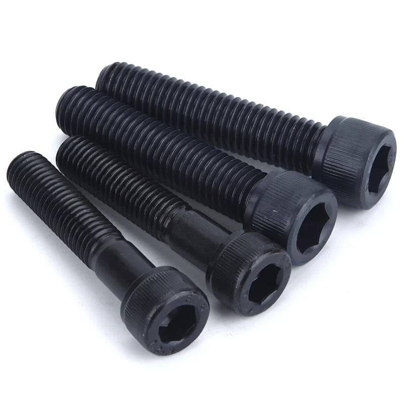 DIN912 Hex Socket Head Cap Bolts 10.9 12.9 Carbon Steel and Stainless Steel Allen Bolts DIN912 Hex Socket Head Cap Bolts 10.9 12.9 Carbon Steel and Stainless Steel Allen Bolts