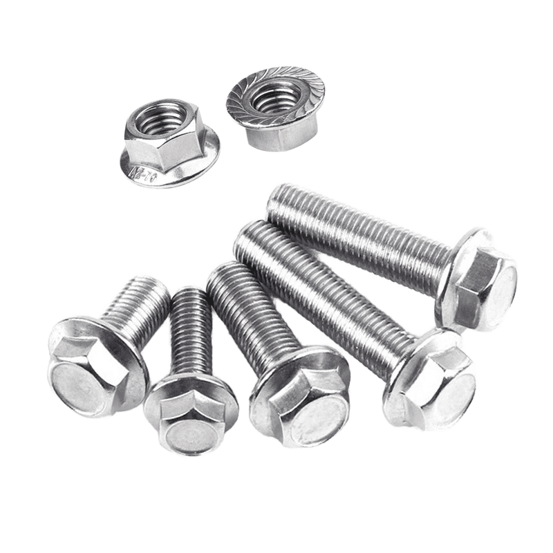 DIN6921 A2-70 A4-80 Stainless Steel Hex Flange Bolt, Metric Flanged Head Fastener for Industrial and Construction Applications DIN6921 A2-70 A4-80 Stainless Steel Hex Flange Bolt, Metric Flanged Head Fastener for Industrial and Construction Applications