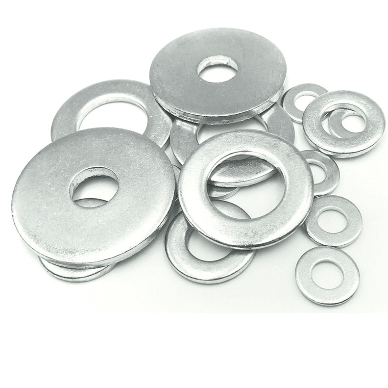 304 Stainless Steel Flat Washer, Plain and Zinc Finished Spring Washer for Industrial and Automotive Applications 304 Stainless Steel Flat Washer, Plain and Zinc Finished Spring Washer for Industrial and Automotive Applications