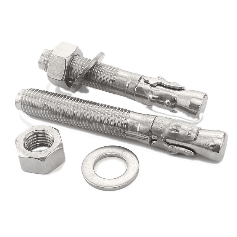 DIN Steel Wedge Expansion Anchor Bolts for Concrete Building and Machinery Installation
