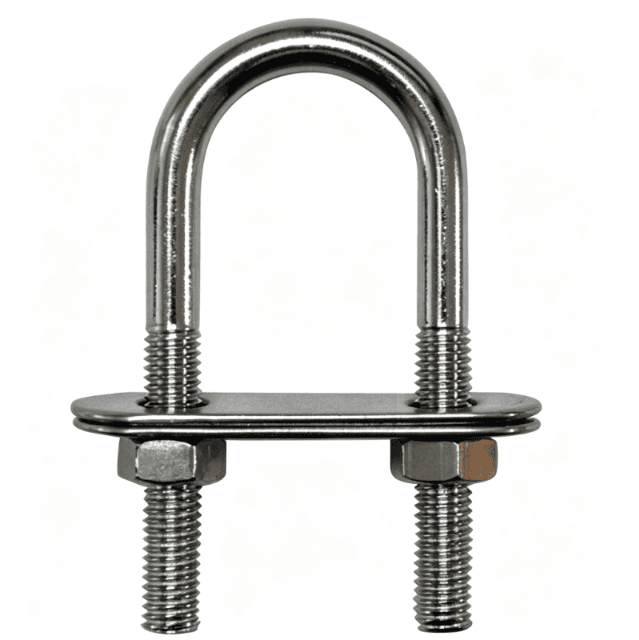 M4-M12 Stainless Steel SS304 J-Type Foundation Bolt and U-Bolt for Construction M4-M12 Stainless Steel SS304 J-Type Foundation Bolt and U-Bolt for Construction