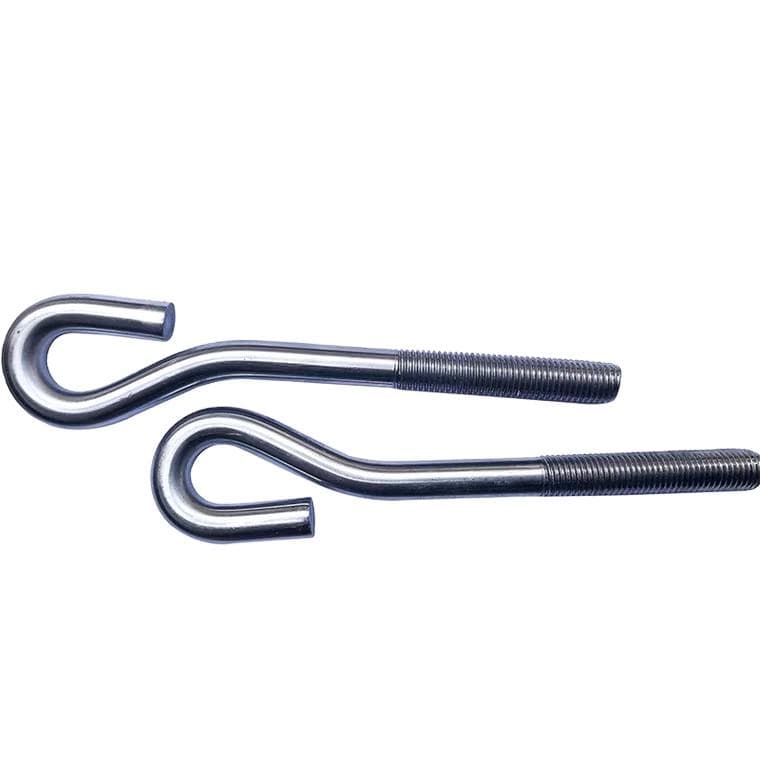 High Quality J Type Anchor Bolts M20 M24 M30 Galvanized Steel Foundation Bolts High Quality J Type Anchor Bolts M20 M24 M30 Galvanized Steel Foundation Bolts