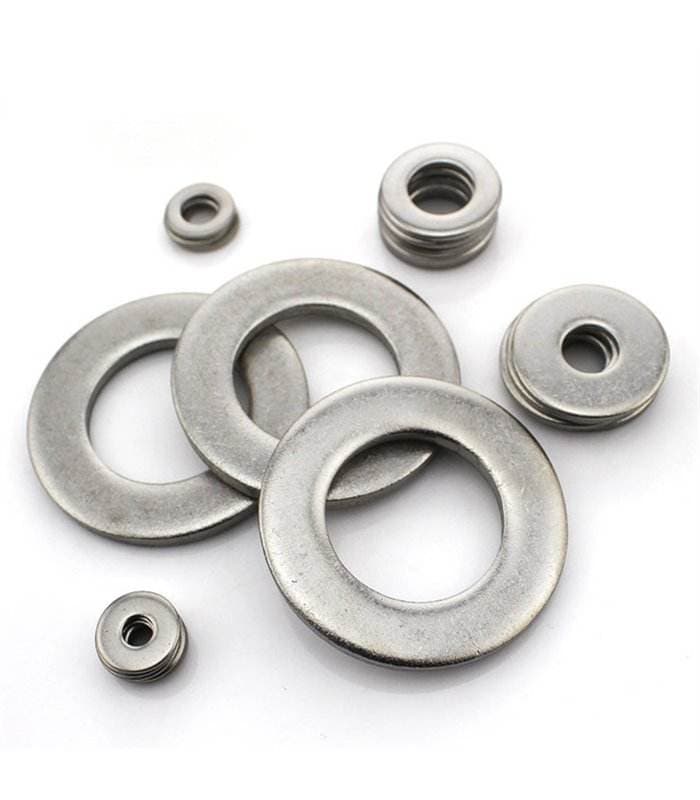 DIN125 Stainless Steel Flat Washers SS304 SS316 A2 A4 for Industrial Fastening