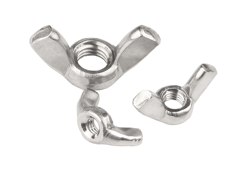 DIN 315 Stainless Steel 201/304 Wing Nuts with Zinc or Black Finish for Industrial and Automotive Applications DIN 315 Stainless Steel 201/304 Wing Nuts with Zinc or Black Finish for Industrial and Automotive Applications