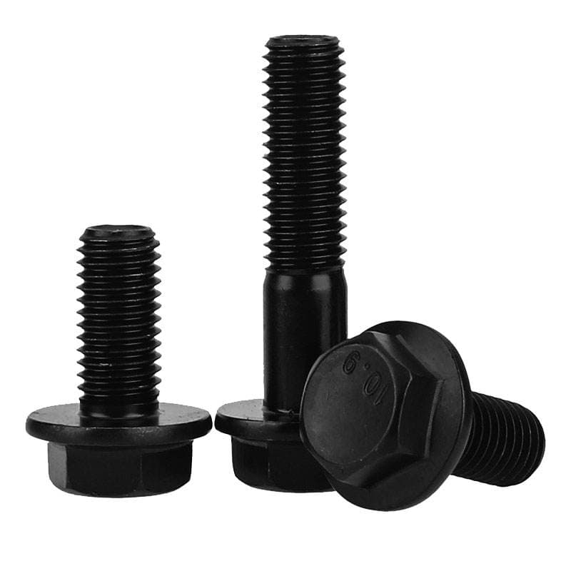 DIN 6921 Hex Flange Bolts M6 M10 M12 Zinc Plated Black Steel Fasteners DIN 6921 Hex Flange Bolts M6 M10 M12 Zinc Plated Black Steel Fasteners