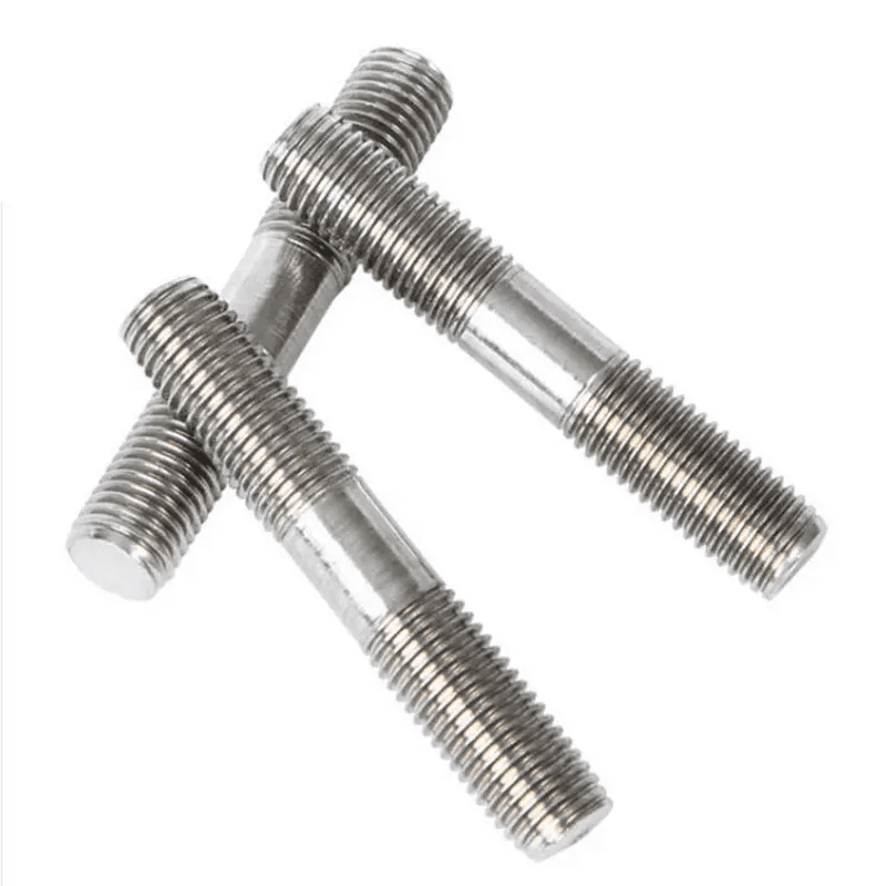 Custom Size M10 Stainless Steel Double Ended Stud Bolt, Class 10 DIN Hex Threaded Fastener with UNC Thread Custom Size M10 Stainless Steel Double Ended Stud Bolt, Class 10 DIN Hex Threaded Fastener with UNC Thread