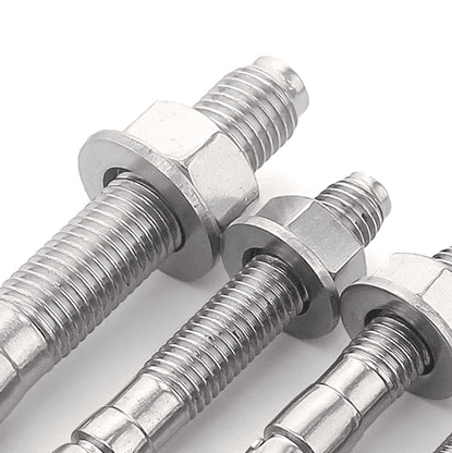 DIN Steel Wedge Expansion Anchor Bolts for Concrete Building and Machinery Installation DIN Steel Wedge Expansion Anchor Bolts for Concrete Building and Machinery Installation
