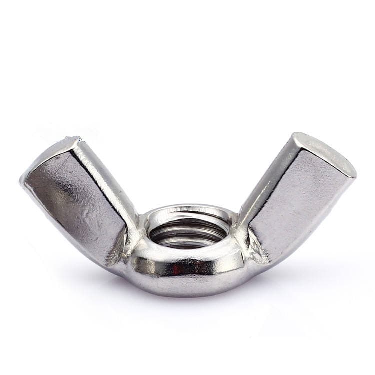 DIN 315 Stainless Steel 201/304 Wing Nuts with Zinc or Black Finish for Industrial and Automotive Applications