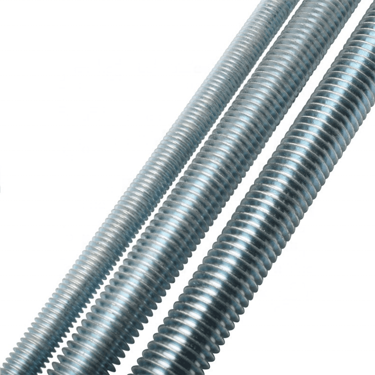 DIN 975 Full Threaded Rod, Zinc Plated and Hot-Dip Galvanized Steel Threaded Bar for Construction and Industrial Applications