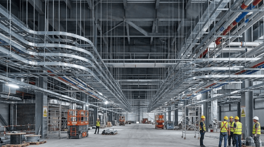 Fixadores para Construção de Data Centers: Parafusos de Ancoragem, Hastes Roscadas e Seleção HDG